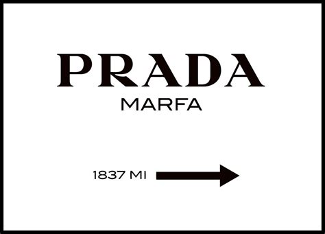 desenio prada marfa|Prada Marfa B&W Poster .